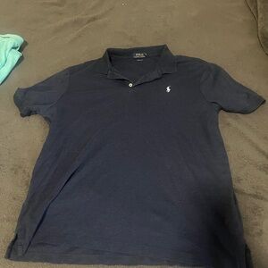 Polo by Ralph Lauren Men's Navy Blue Polo Shirt